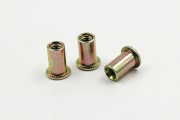 flat head round body rivet nut
